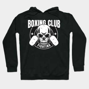 "Boxing Club Fighting" Skull Hoodie